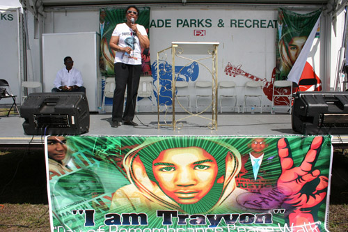 Click to see more photos from the Trayvon Martin event with Jamie Foxx