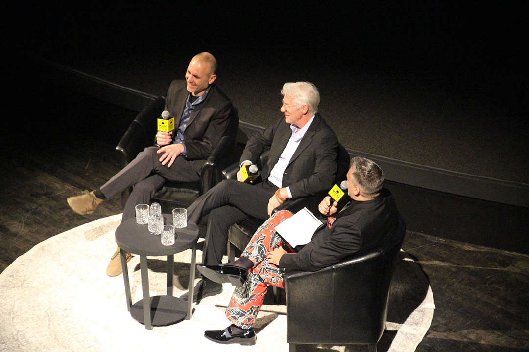 Director Joseph Cedar, Actor Richard Gere, and Festival Director Jaie Laplante